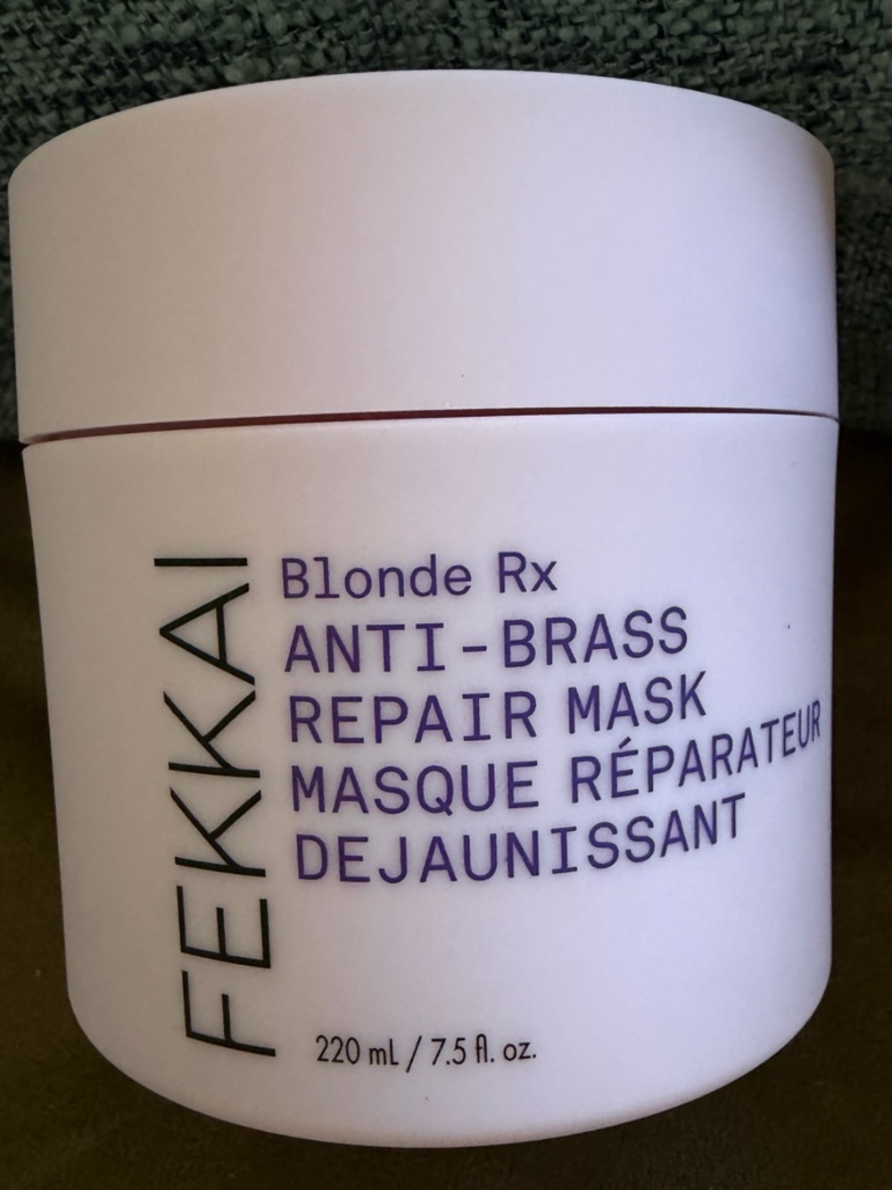Fekkai Blonde Rx Anti-Brass Hair Repair Mask Jar - Purple Toning